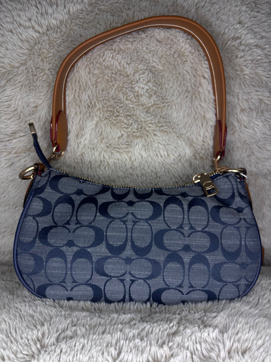C blue denim bag