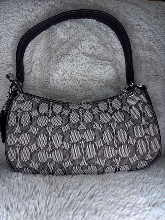 C deep brown bag
