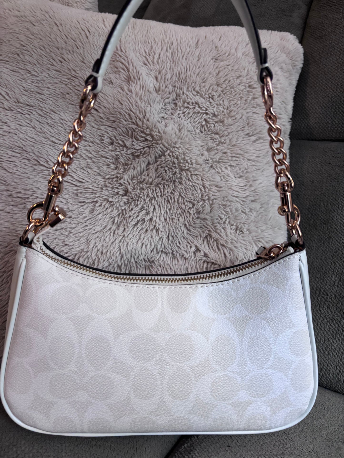 C white Teri bag